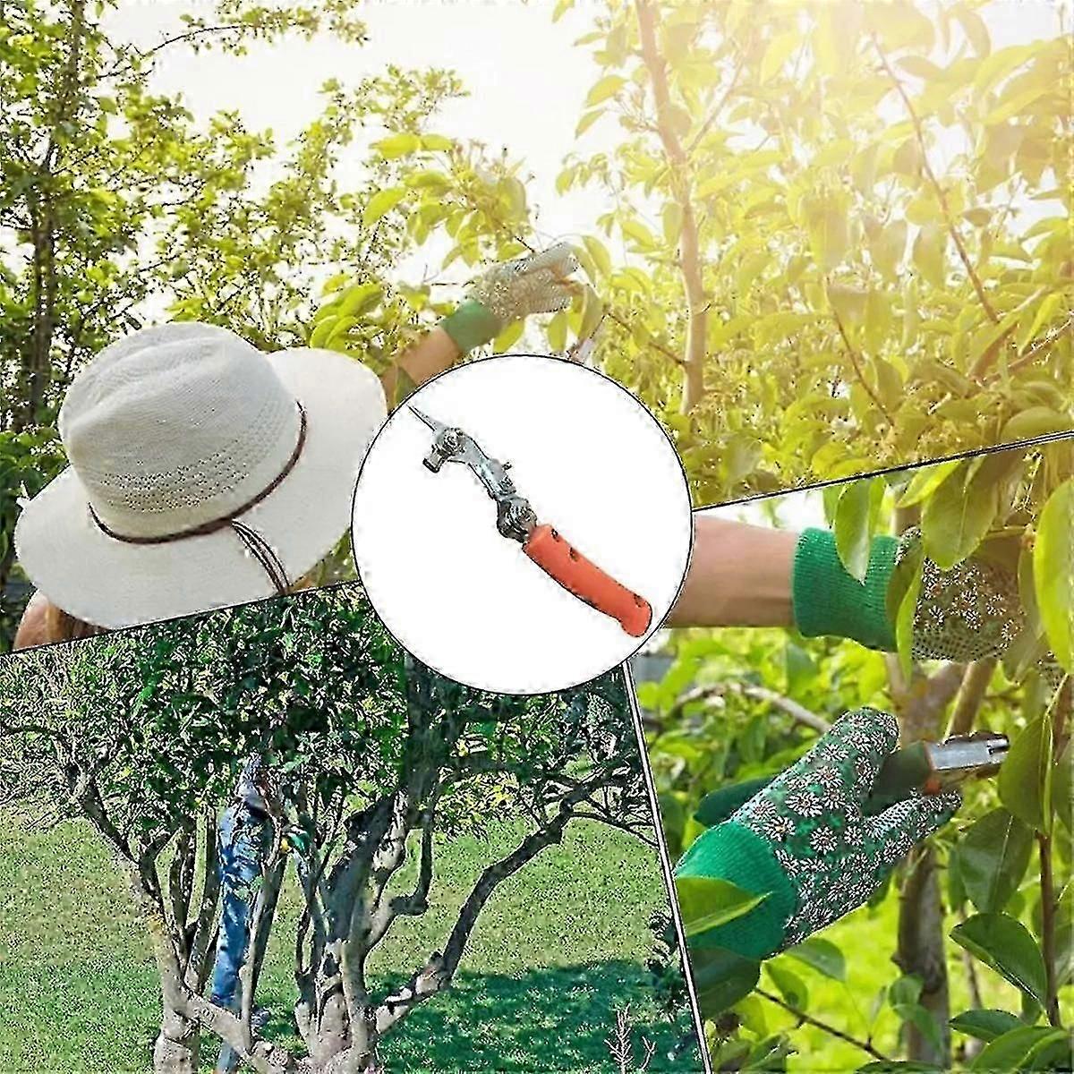 Tree Bark Ring Cutter Adjustable Garden Tree Branches Cutter Trimming Tool Bark Girdling Cutter for Pruning Bark,A