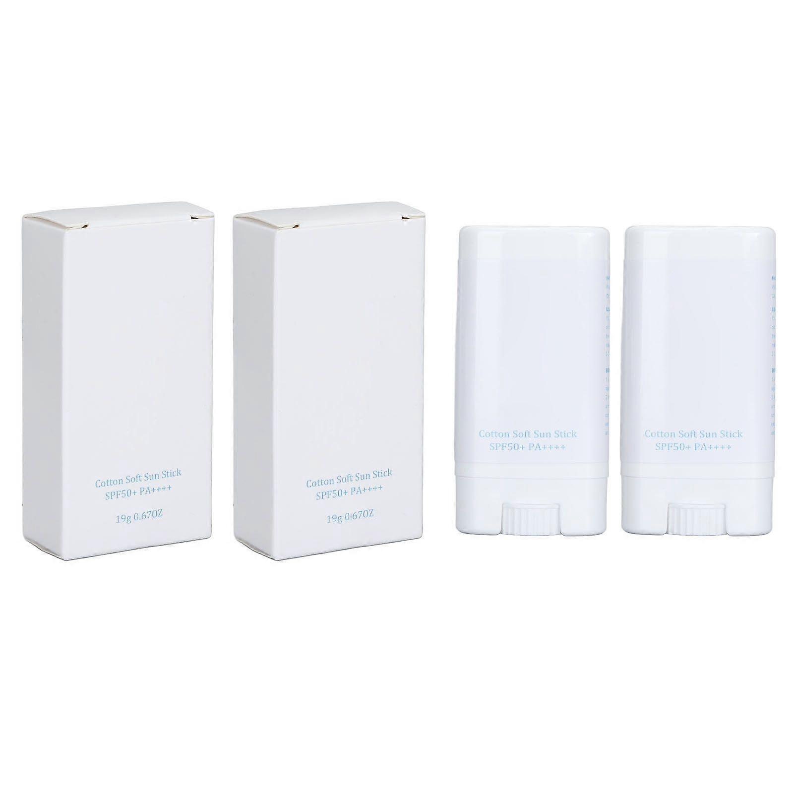 2025最新モデル2pcs 19g SPF 50 +保湿サンスティック非べたつくウォータープリュー...