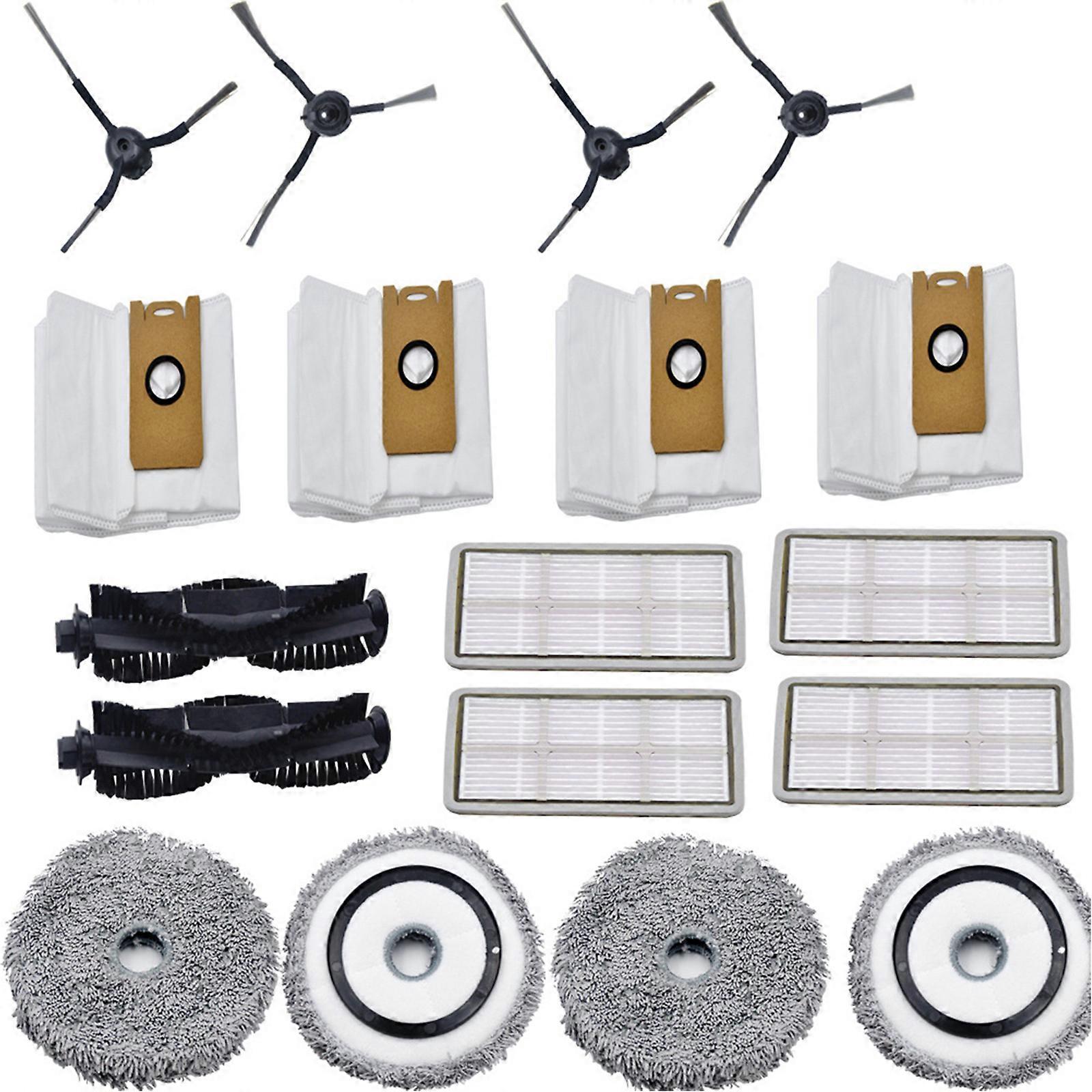 Sweeping Robot Mop Cloth Side Brush Sweeping Robot Replacement Dust Bag Main Brush Replacement Accessories for Vacuum Multicolor