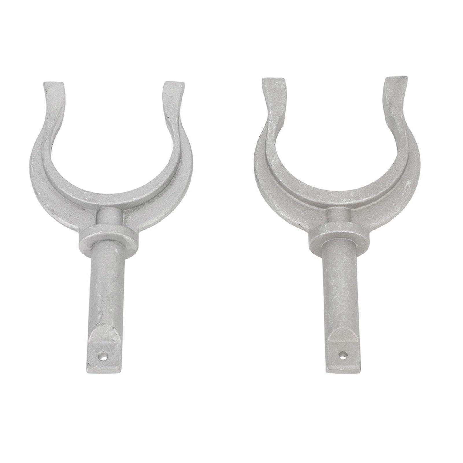 2Pcs Rowlock Socket Bracket, Aluminum Side Mount Oarlock Rowlock, Marine Side Mount Oarlock Rowlock Boat Oarlock Rowlock for Boat Yacht