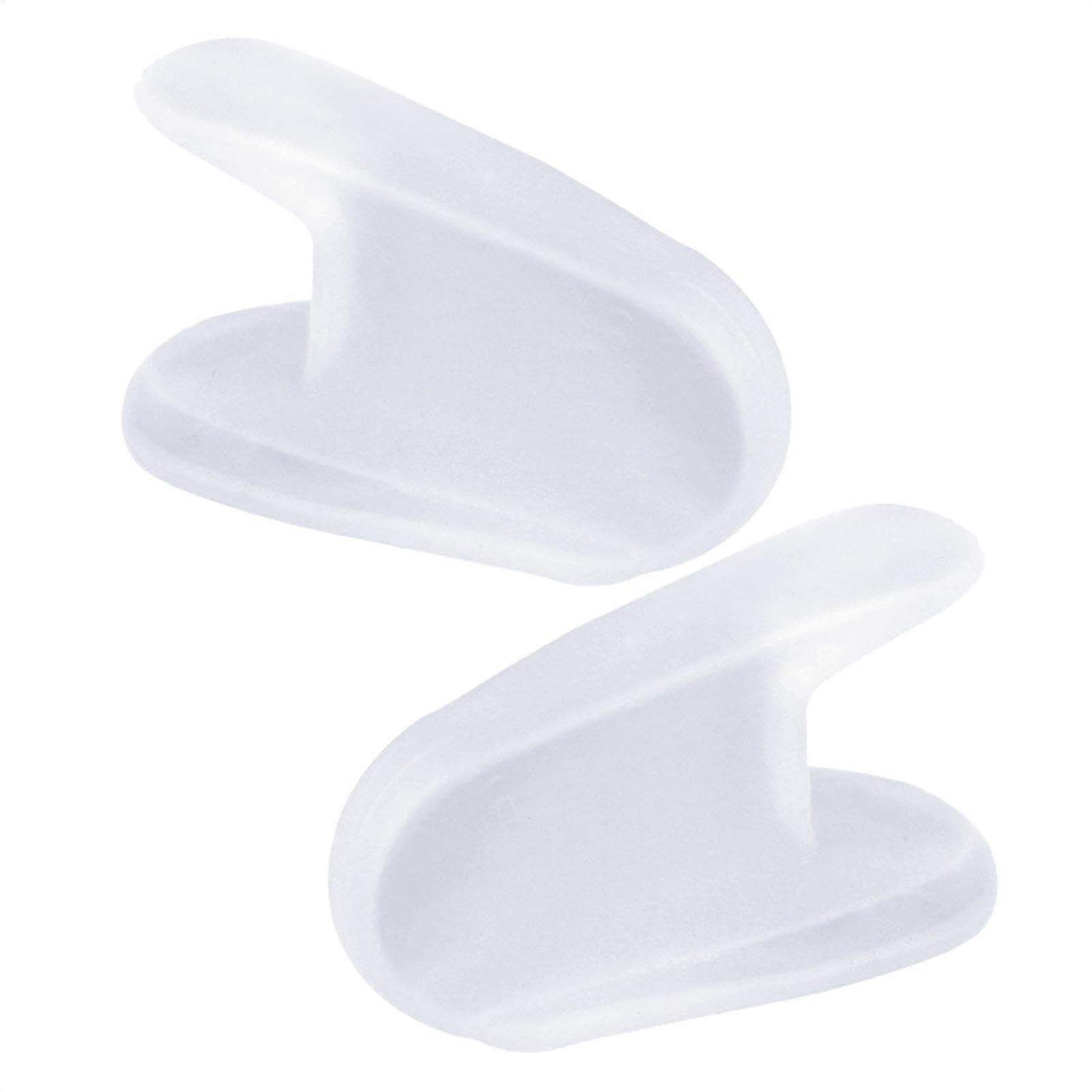 Toe Separator 1 Pair Silicone Toe Separators Flexible Ashaped Relief of Discomfort