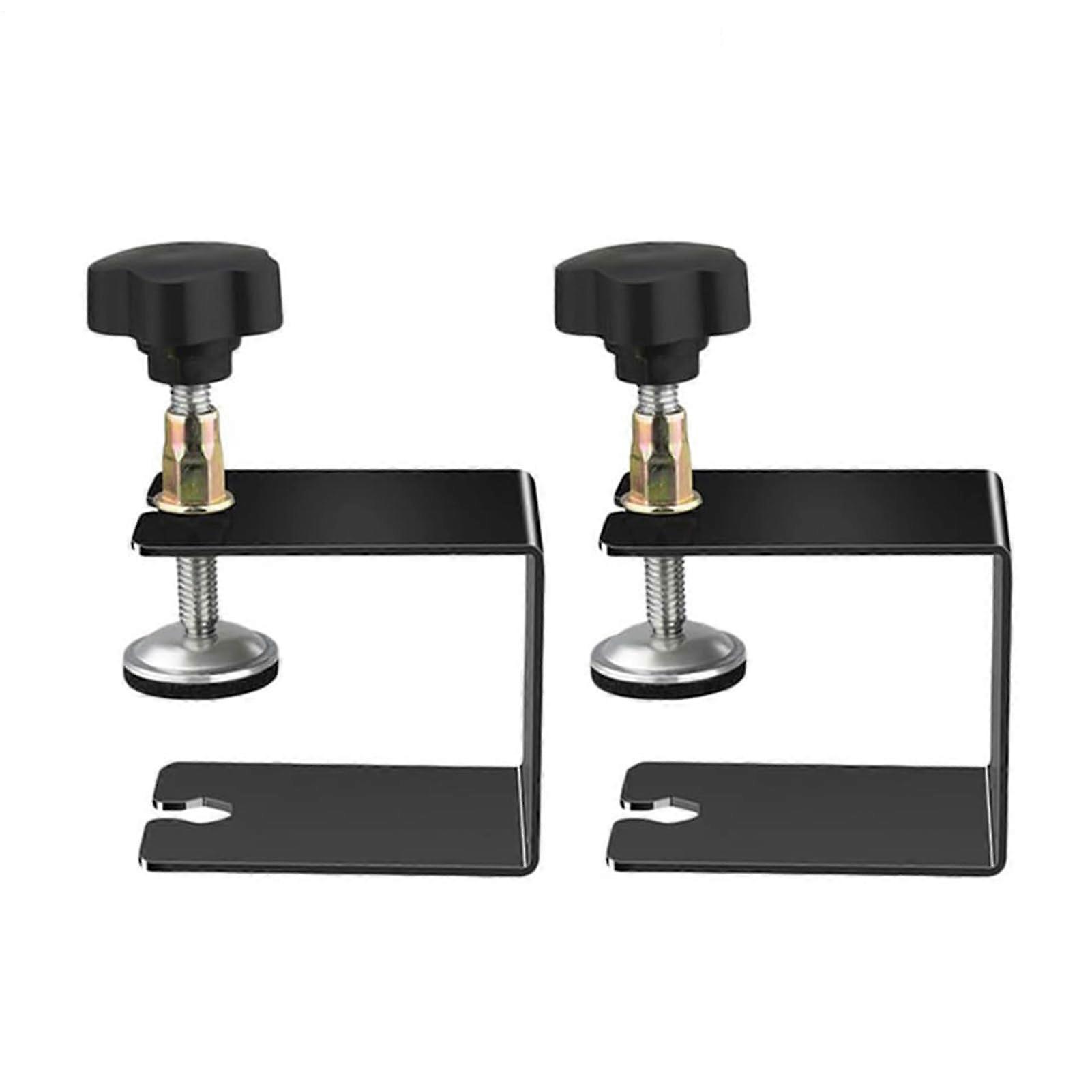 Zinc drawers fixing clip 2pcs drawer panel installation aid Adjustable clamp
