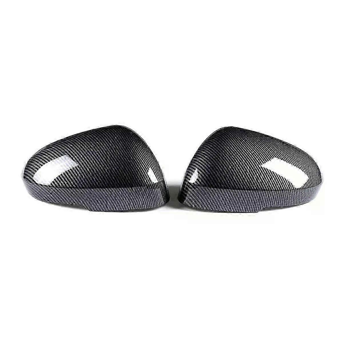 For Suitable Brand Outlander 2022 Car Rearview Side Mirror Cover Cap Door Housing Trim ABS Carbon Fiber / Black