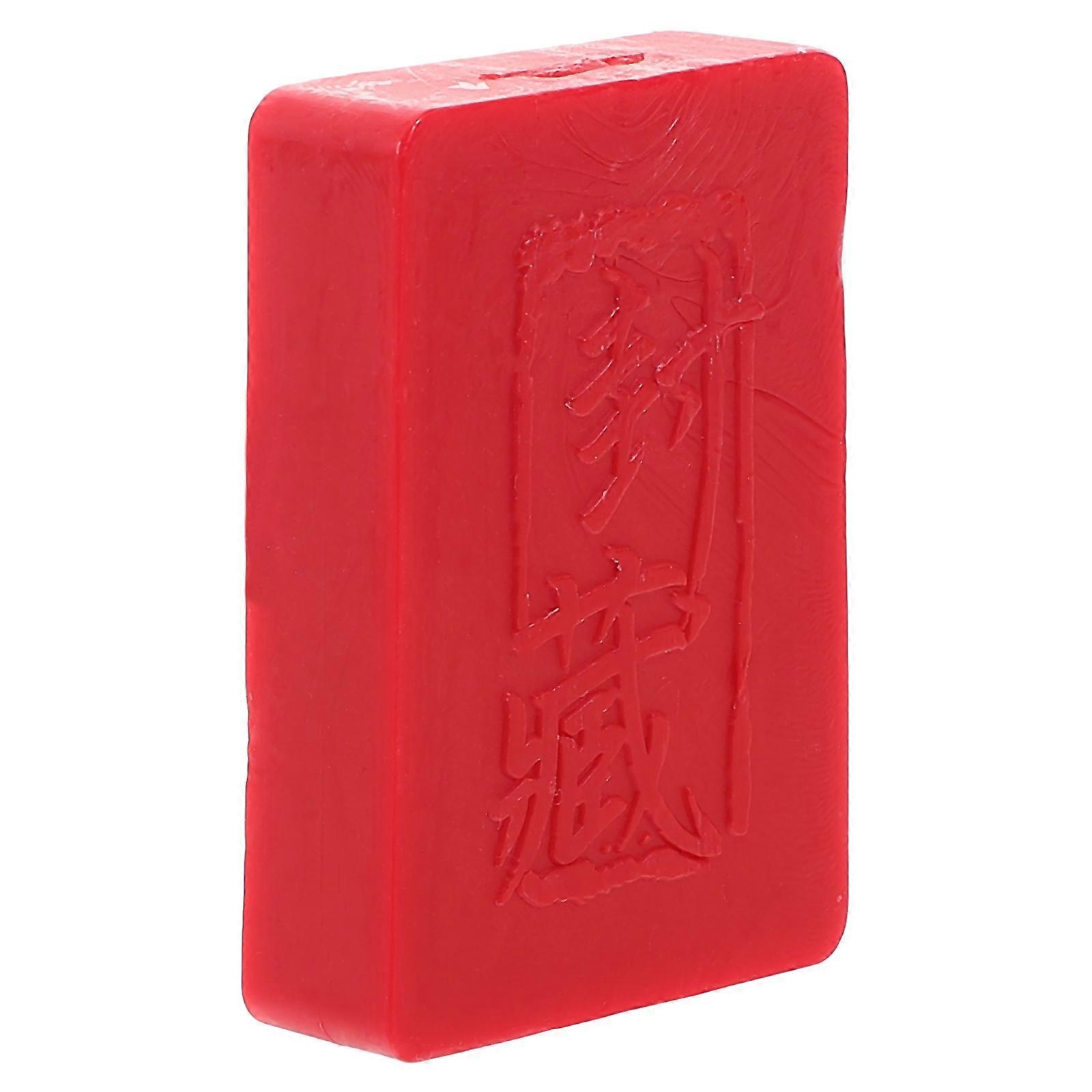 Sealing Wax Blocks 65g High Temperature Melt for Jars & Bottles to Preserve Freshness & Taste Red Block