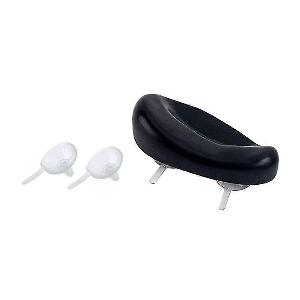 Violin Accessories B406 TPU Shoulder Rest Sweat Absorbent Decompression Firmly Fixed Black 1Set