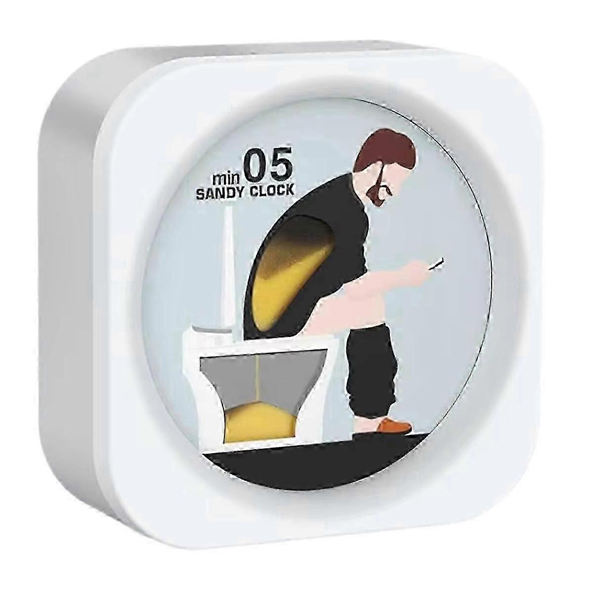 Toilet Hourglass Timer 5 Minute Restroom Sand Clock Time Countdown Prevent Procrastination Hemorrhoi