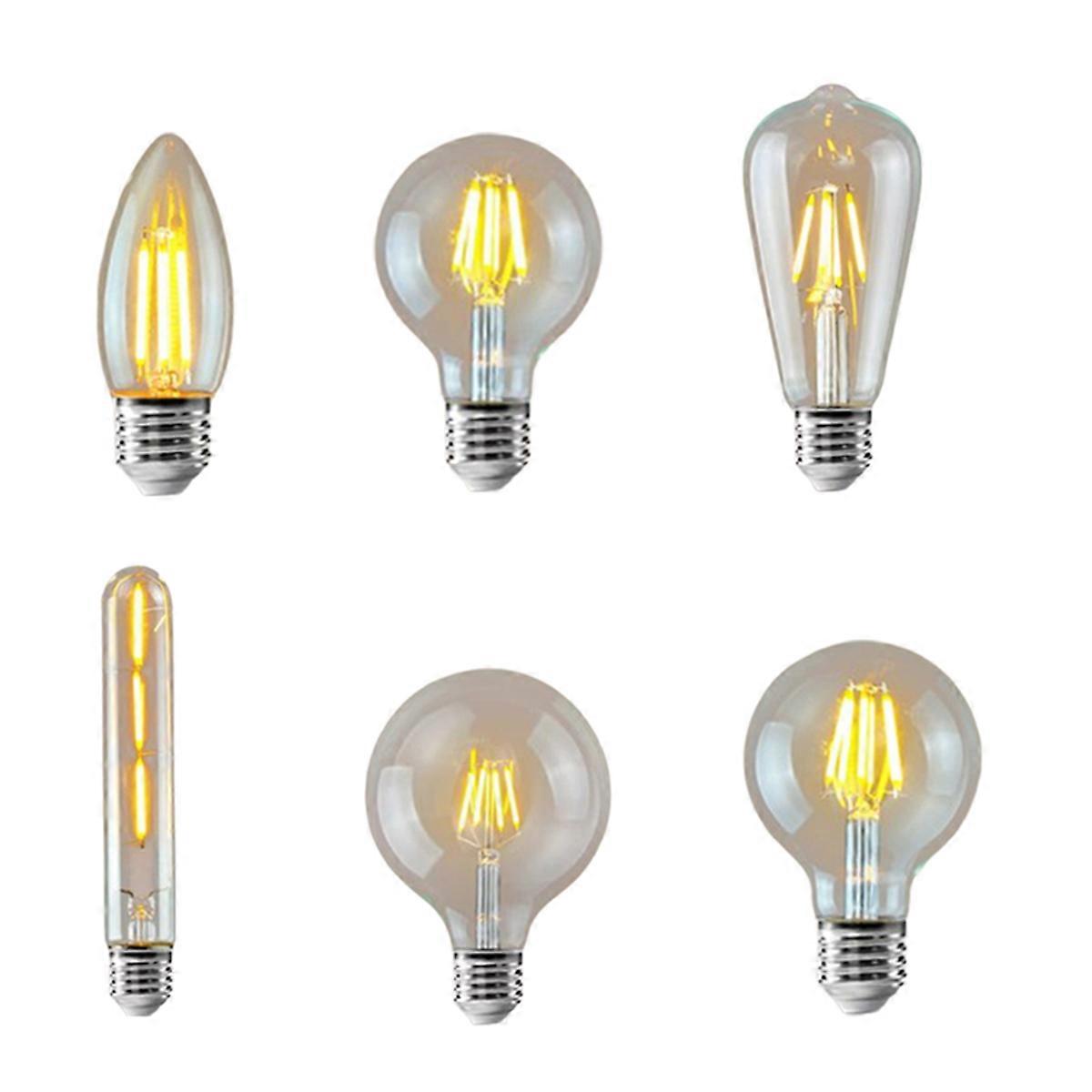 4W Vintage E27 Bulb C35 ST64 G80 G95 G125 T185 LED Retro Bulb 2200K Retro Luminaire Decoration Lighting