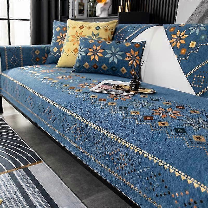 Sofa mats are universal all year round, simple and modern, pet friendly, non slip and scratch resistant, and home decoration pro