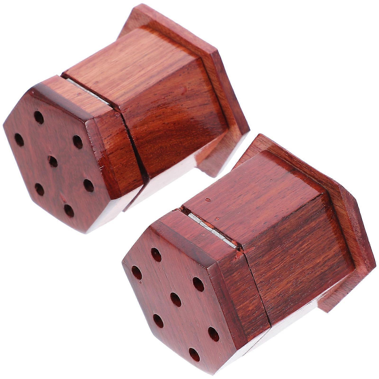 Burner Incense Burner Hexagonal Design Retro Style Incense Furnace Colleagues 2Set