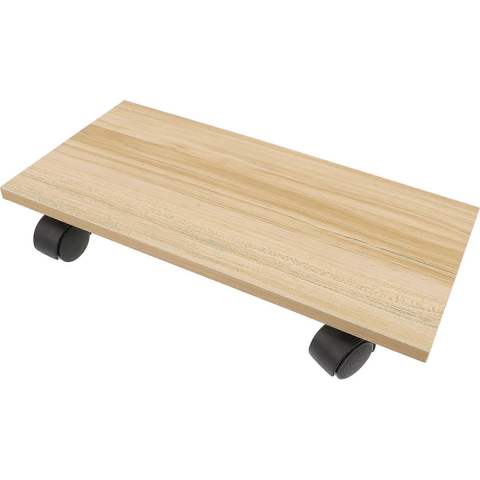 Desktop Computer Host Bracket with Rolling Wheels Tower Stand for Home Office Use with Castors for Easy Mobility