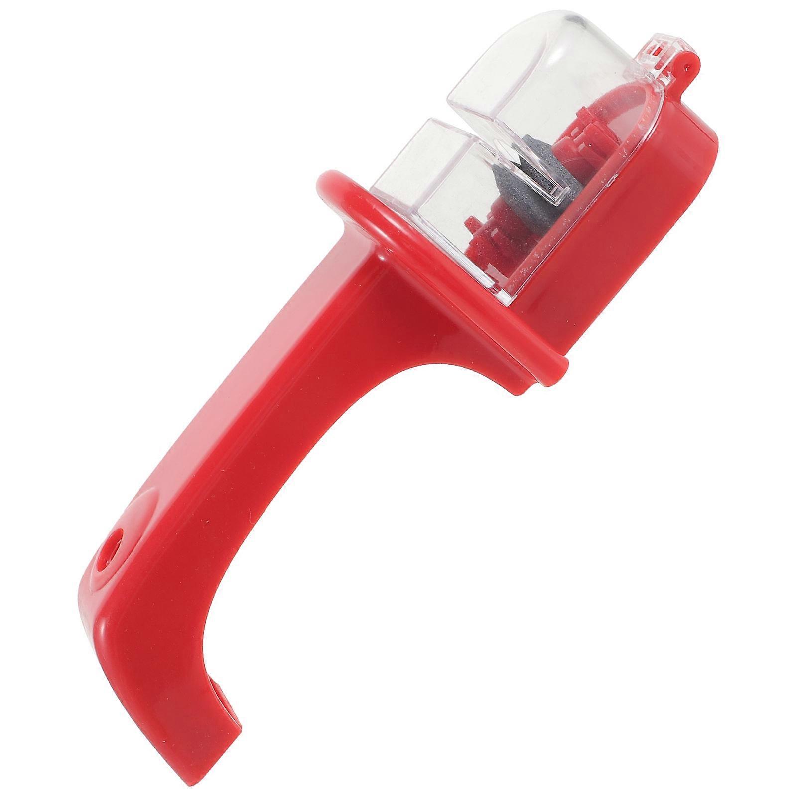 Ergonomic Desktop Scissors Sharpener with Precision Grinding for Household, Chef, and Specialty Cutters
