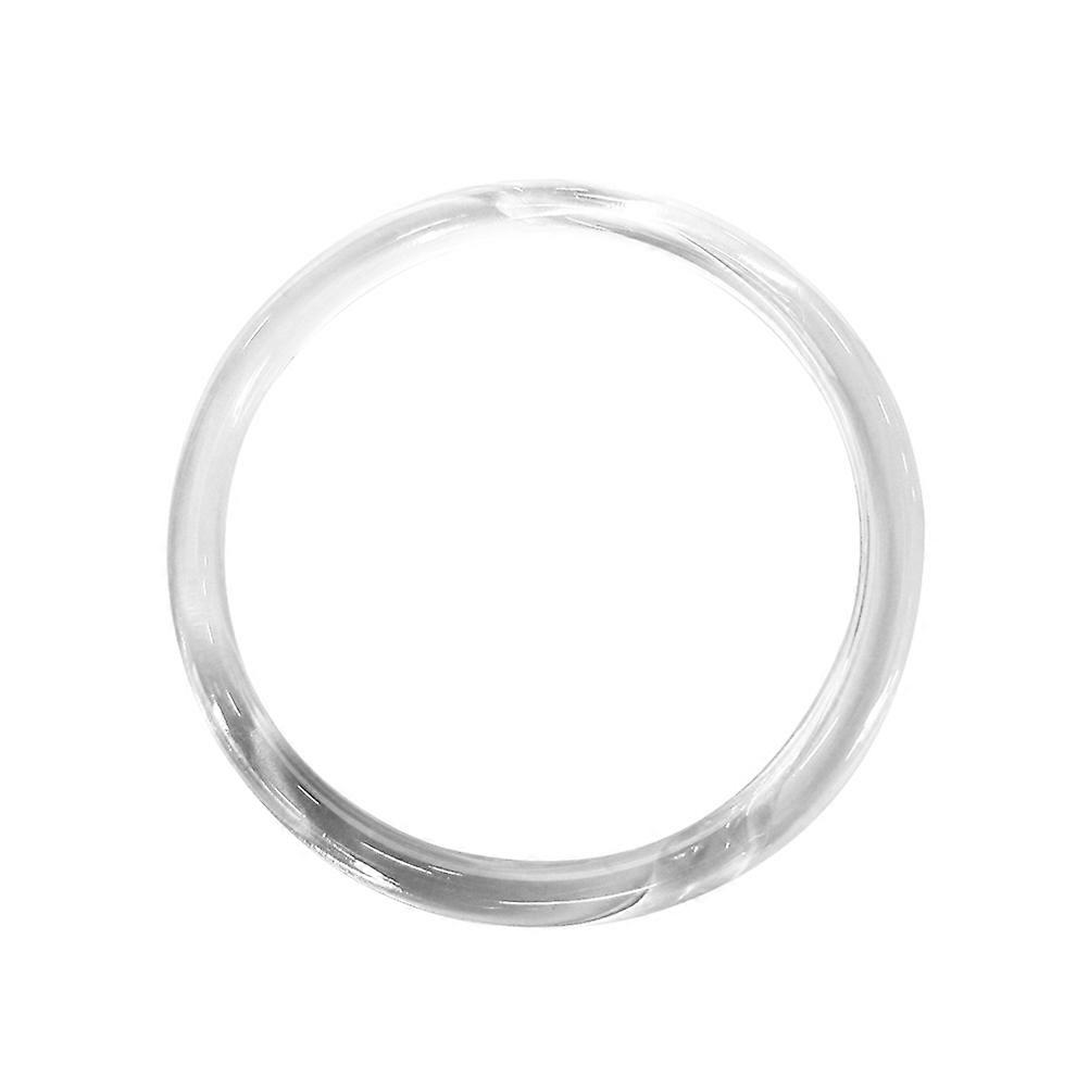 Bag Handle Replacement Diy Handmade Accessory For Handbag Use 10CM Inside Diameter Transparent 2Pack