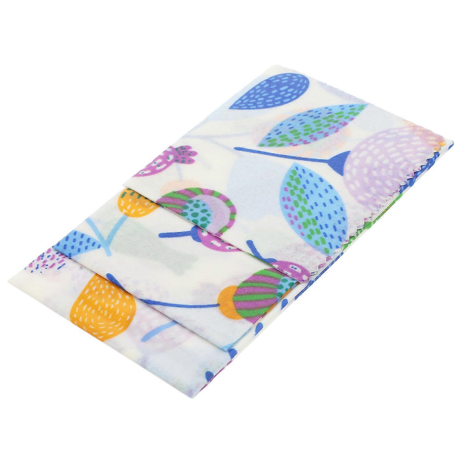 Reusable Beeswax Wraps for Kitchen Use Made of Cotton and Wax Paper Safe 3 Sizes