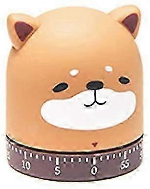 100% Mechanical Kitchen Timer, Spring 60-Minute Wind Up Dial 360 Rotating Kitten Countdown Egg