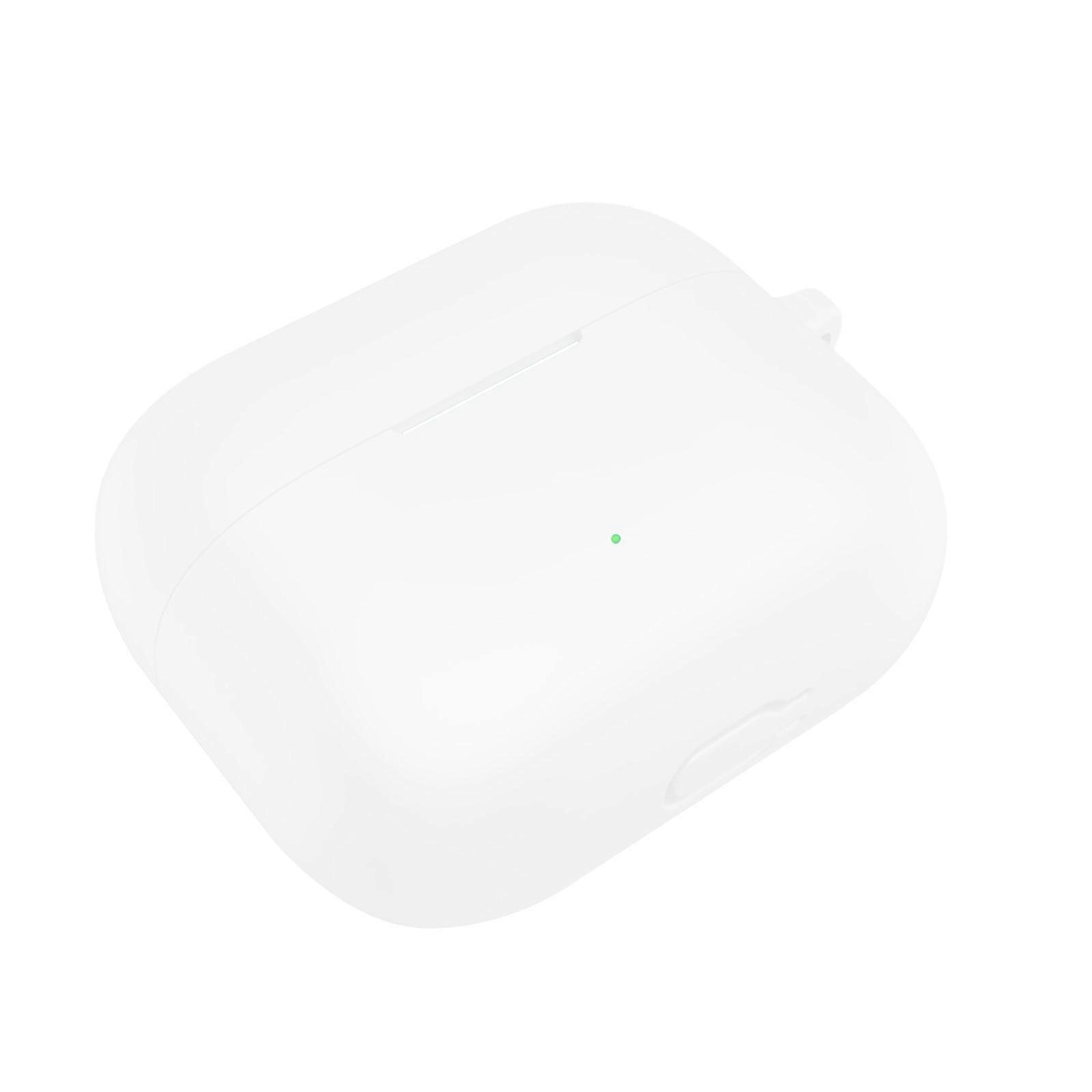 Flexible Soft Silicone Protector Case Housing For Buds Clip Earbud Shockproof Cover Scratch Resistant Sleeve Daily Use White