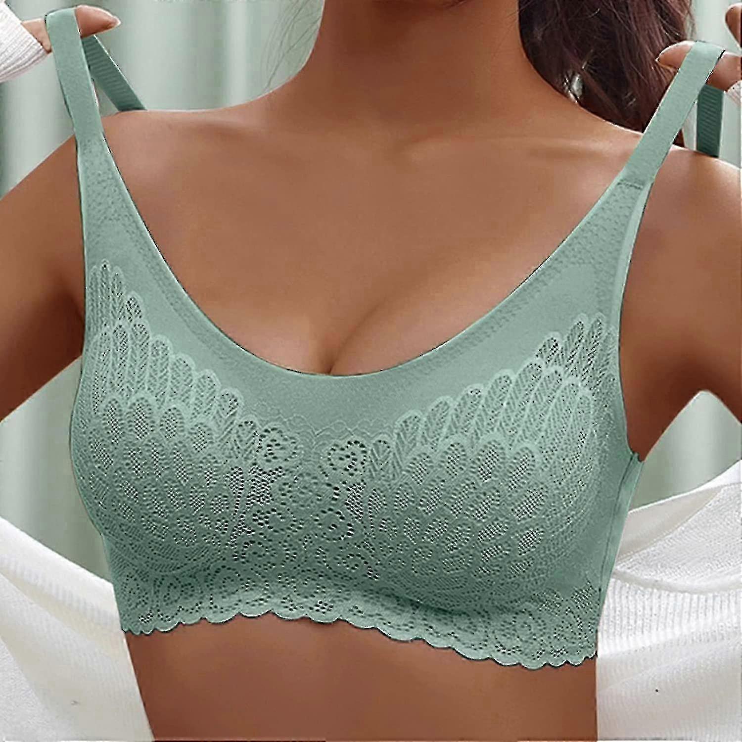 Summer Sports Bras For Women, Back Close Seamless Wirefree Plus Size Underwire High Support Large Bust Bras High Impact Bras - PP 0619