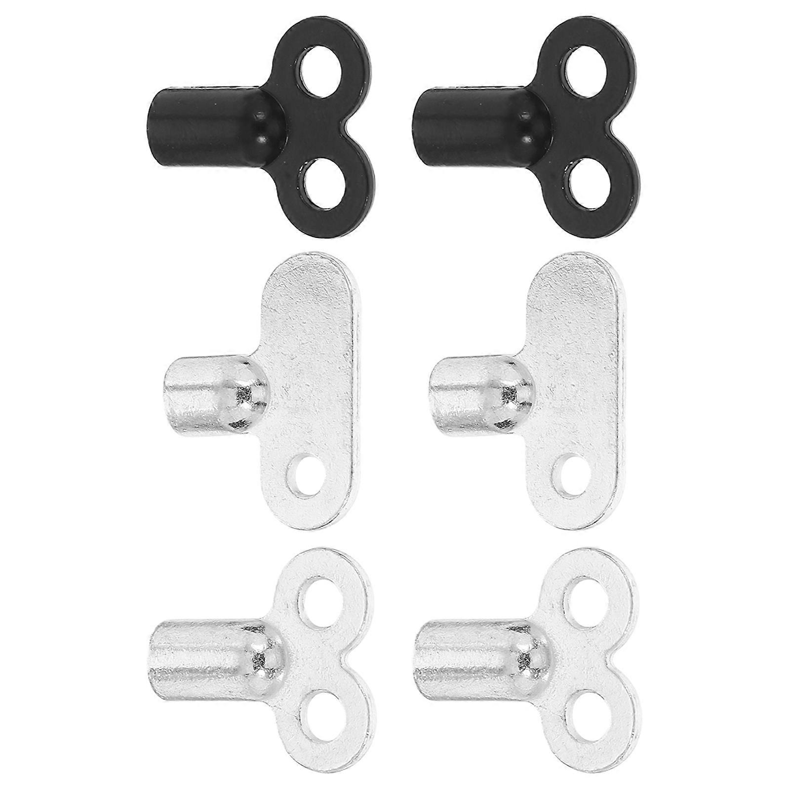 Water Heater Socket Wrench For Bleeding Radiators And Valve Adjusting Homeowners Plumbers 6Pcs