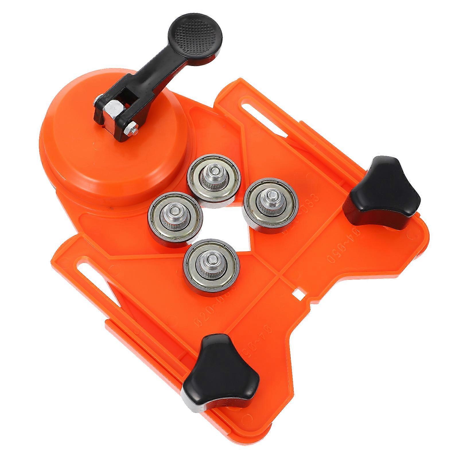 Drill Bit Hole Guide for Glass Use with Suction Cup and 4pcs Thread Screws Adjustable 483mm