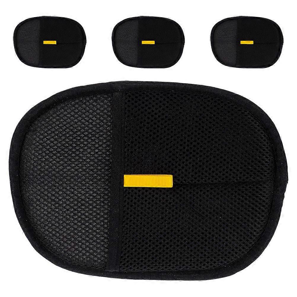 Pet Hair Remover Grooming Gloves for Shedding with 4Pcs Double-Sided Mitts