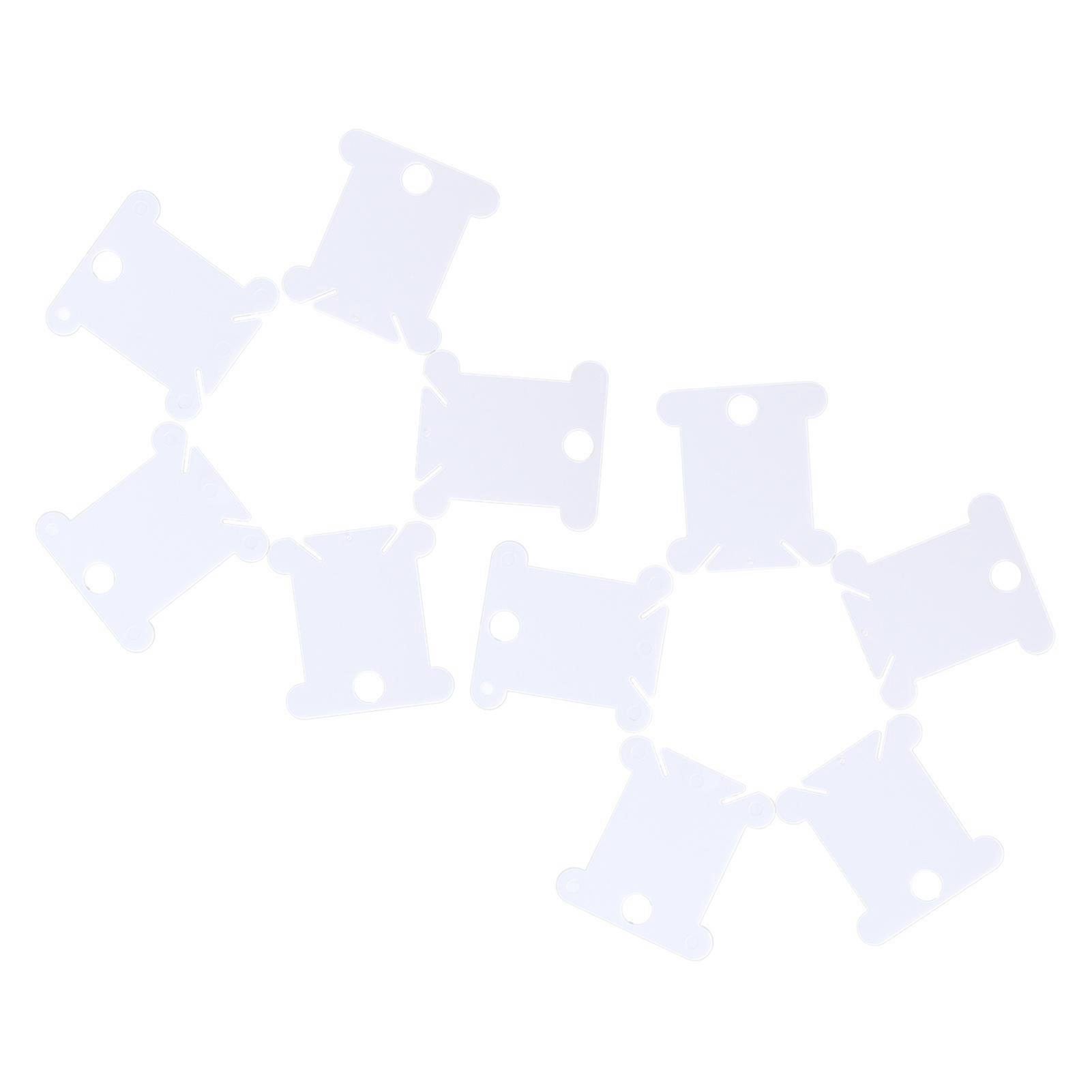 400Pcs Plastic Floss Bobbin Sorting Storage Function Anti Rust Beautiful Practical DIY Sewing Thread Storage for Sewing