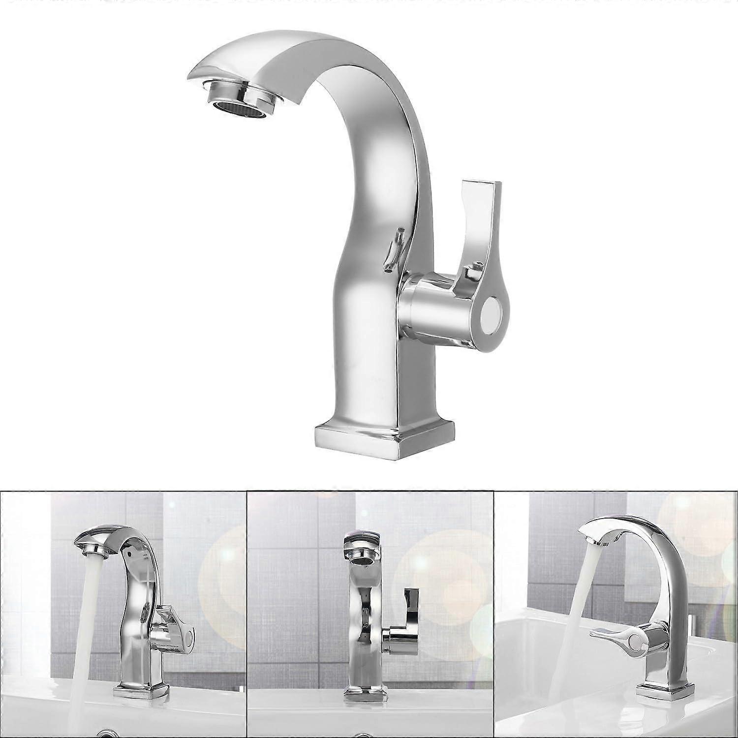 Cold water basin faucet, chrome finish, copper faucet with soap dispenser