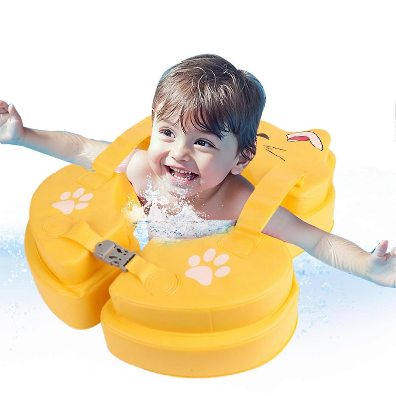 Swimming Aids for Toddlers, NonInflatable PVC Pool Ring for Kids Easy Swimming Learning for 636 Months Girls
