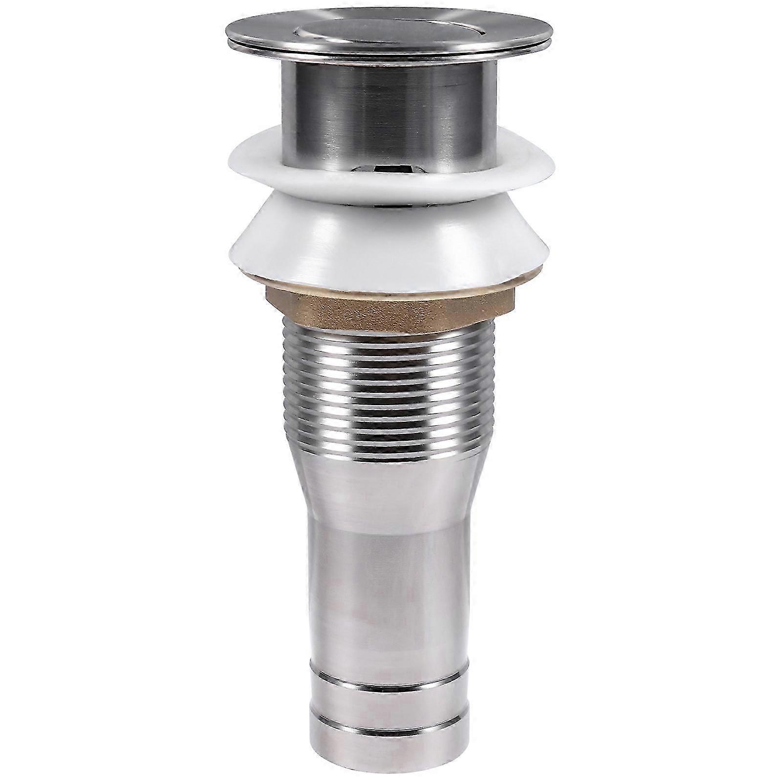 Washbasin Drain Stopper Overflow Suitable Easy To Use Push Button Design 1Pack