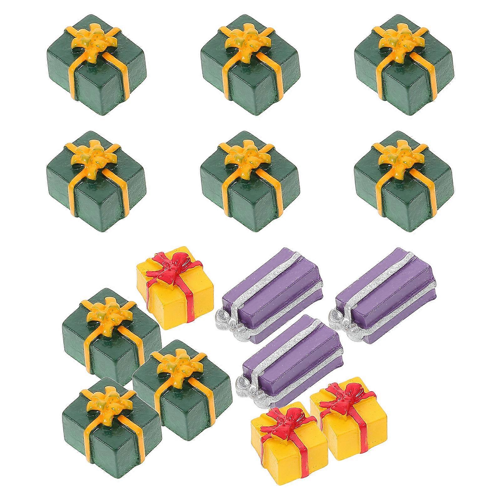 15pcs DIY Christmas Resin Accessories for Mobile Decor & Clothing Embellishments – Mixed Styles Handmade Ornaments for Phone Cases & Holiday Crafts