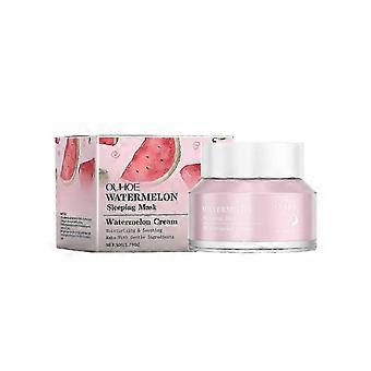 Ouhoe Watermelon Sleeping Mask Hydrating Moisturizing And Nourishing Cleansing