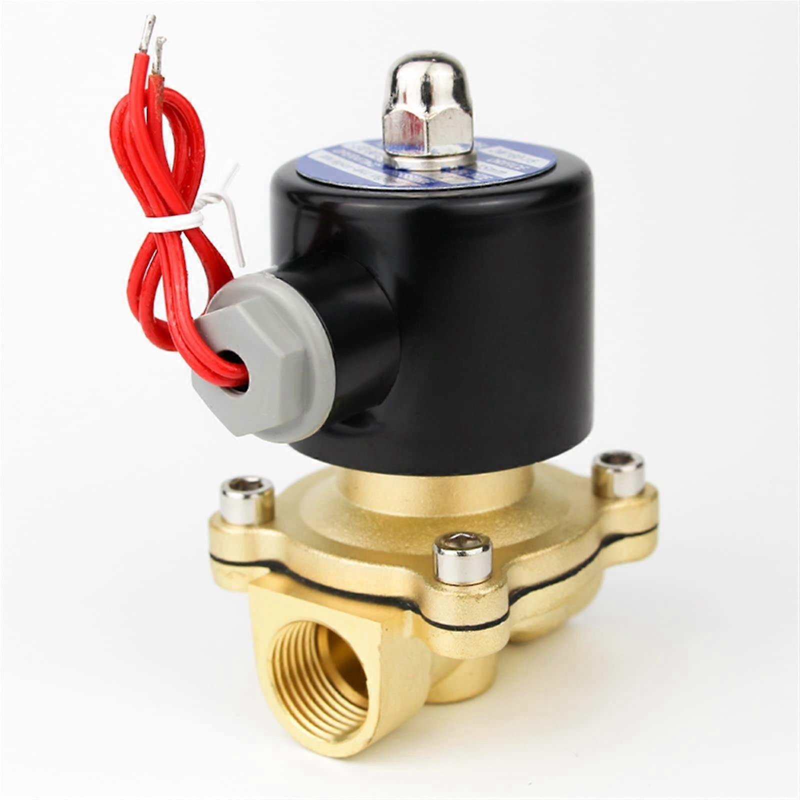 Electric Solenoid Valve 1/4' 3/8' 1/2' 3/4' 1' DN8/10/15/20/25/50 Normally Closed Pneumatic for Water Oil Air 12V 24V 220V 110V (110V, DN35) DN35 110V