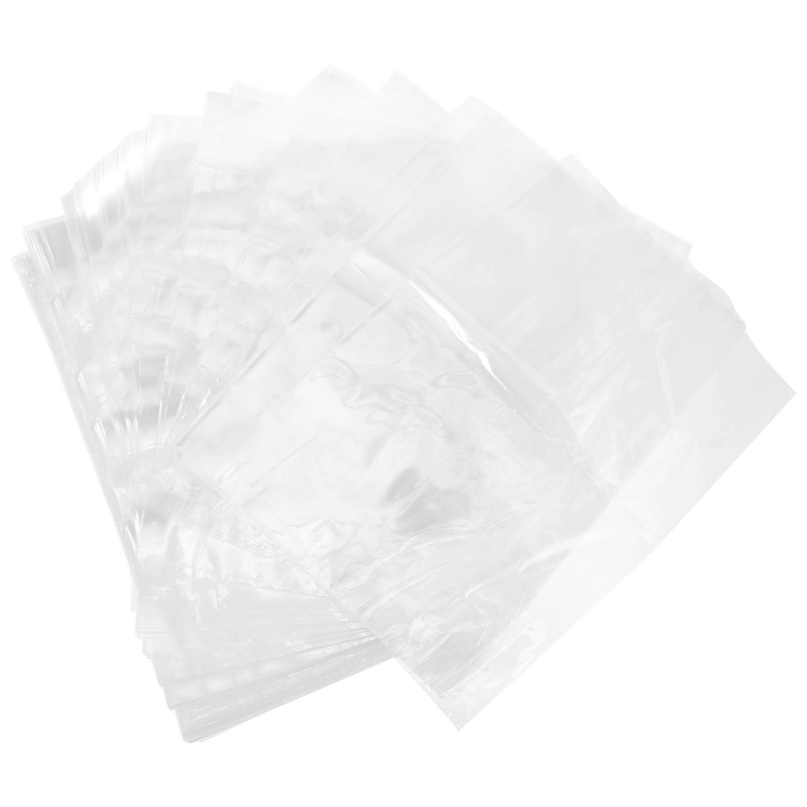 Transparent PVC Shrink Wrap Bags for Storage Multipurpose Heat Shrinkable Packaging Keeps Items Safe 100pcs