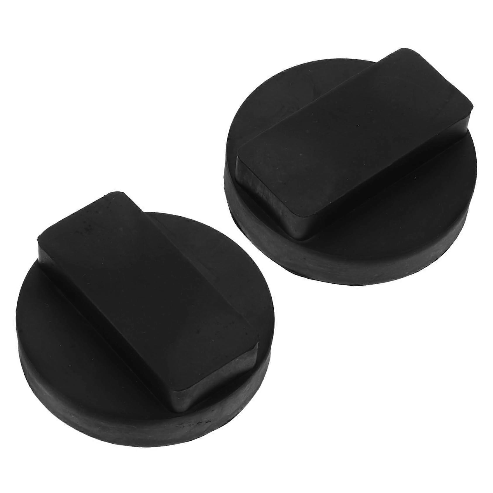 2 Pieces Rubber Jack Pad Set for BMW Cars, Durable Shock Absorber Blocks, Vehicle Frame Protection, Easy Installation
