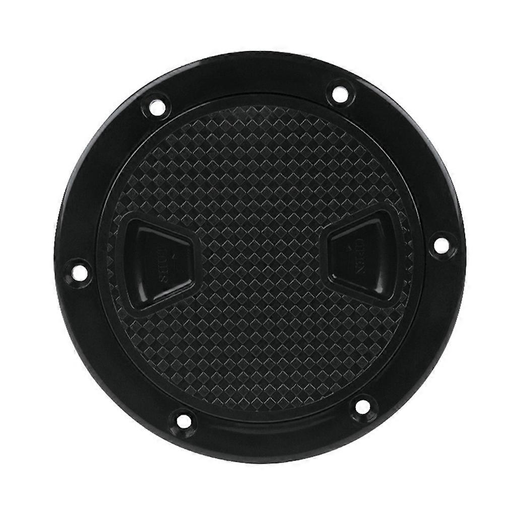 Yacht Hatch Covers Round Shape ABS Material Horizontal Installation Boat Owners 14.6X14.6X3.2CM 1Set