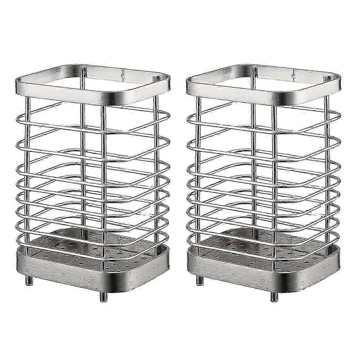 2 kitchen utensil racks to store kitchen utensils