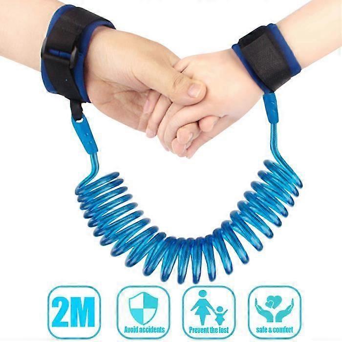 Anti Lost Child Safety Harness - NETBOAT - Wristband Strap Wrist Leash Safety Belt 2M