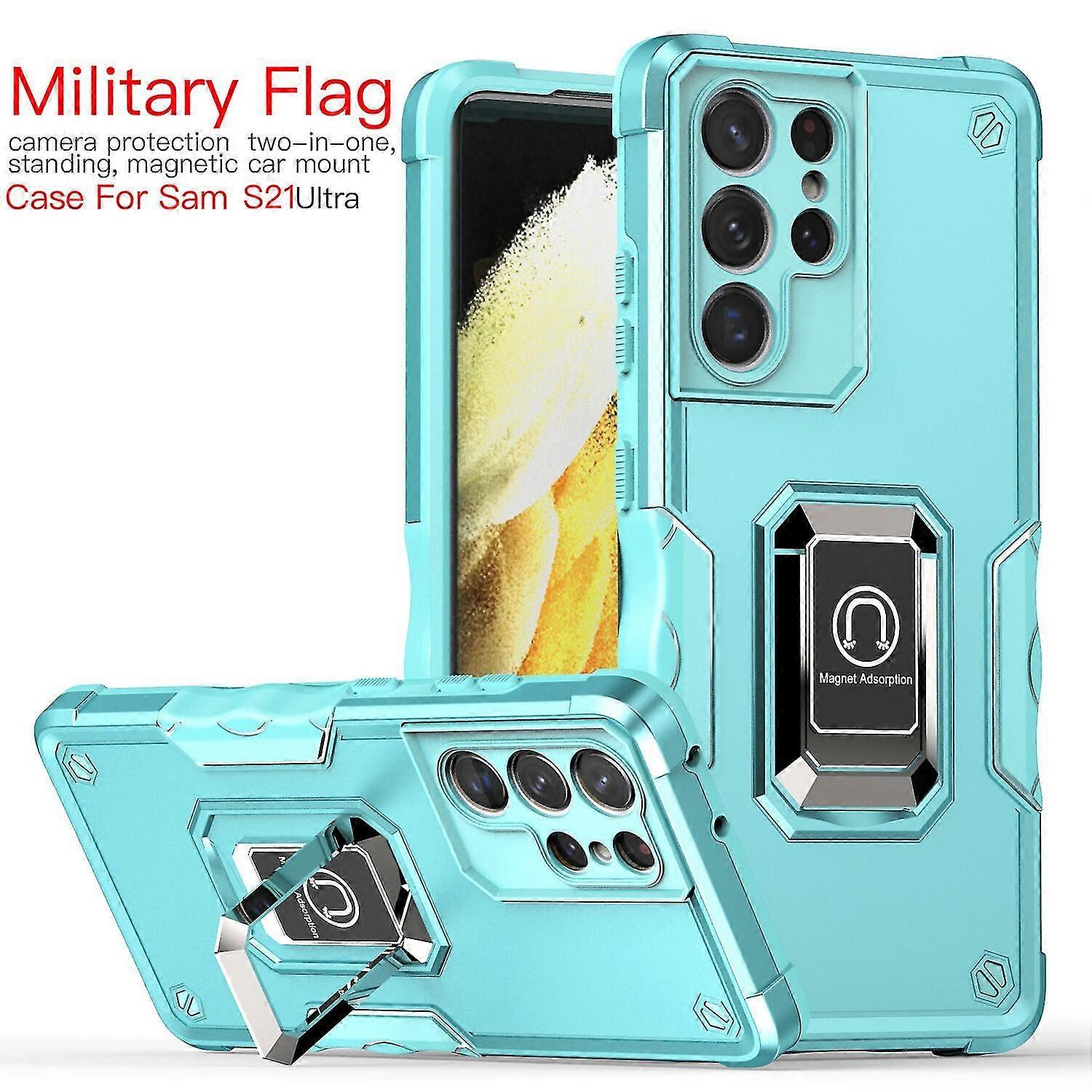 Case for Samsung S21 Ultra Shockproof Magnetic With Ring Holder