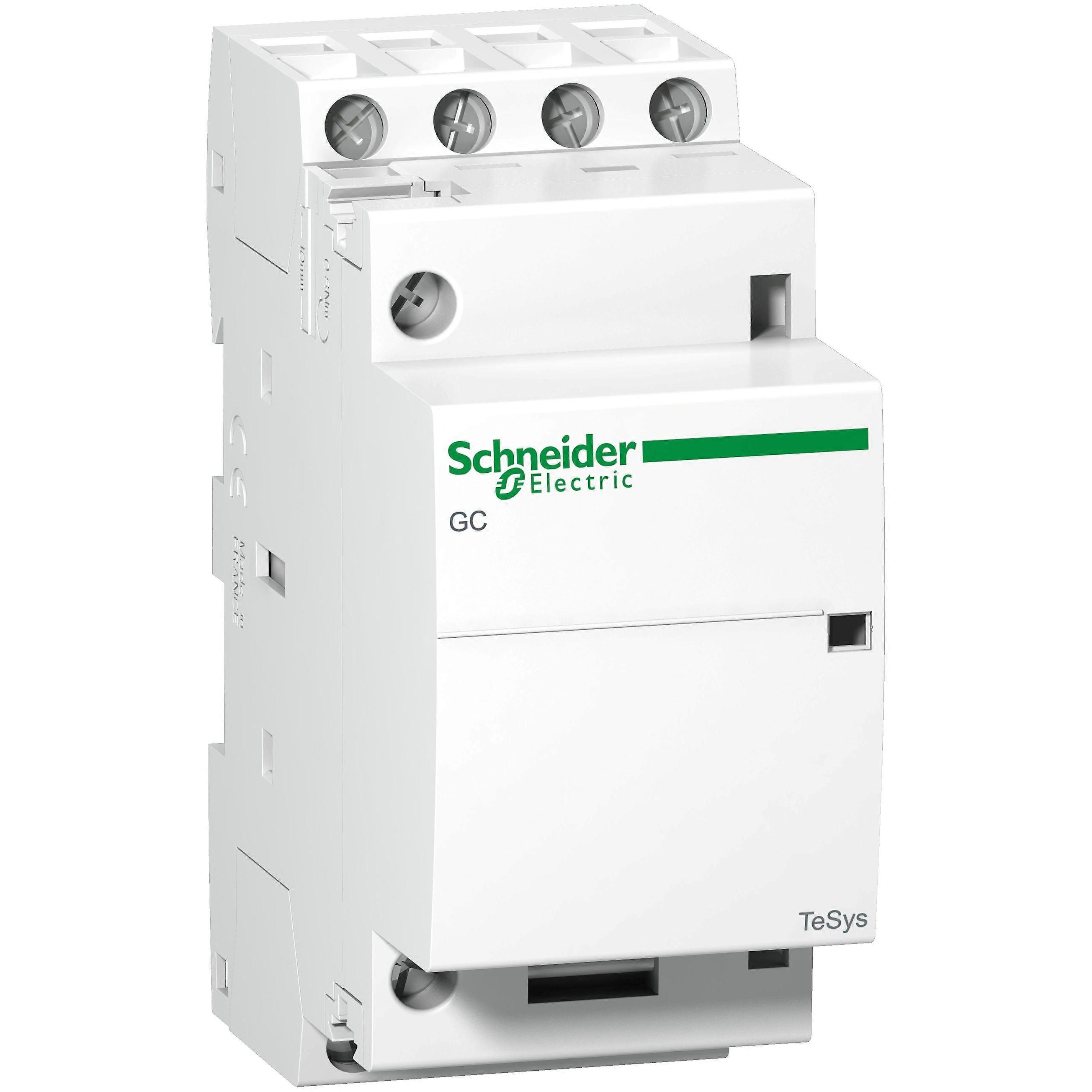 Schneider Contactor 25a 4-pole 230v Ac Coil Tesys Gc Series Gc2522m5