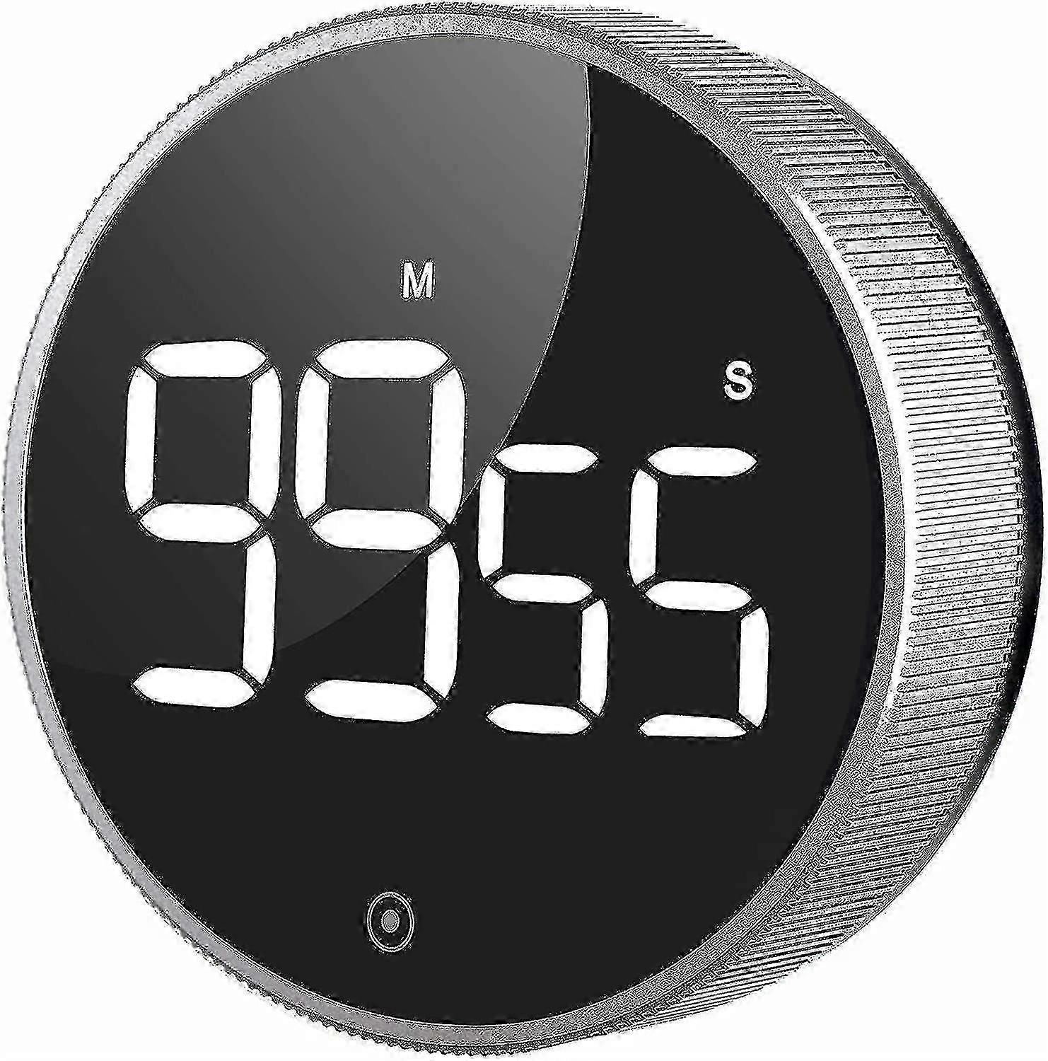 Küchen-Timer, magnetischer Countdown-LED-Digital-Timer, Silent-Timer