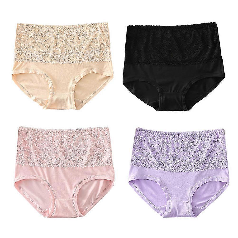 Breathable Lace Underpants High Waisted Briefs For Ladies Assorted Color Fun For Parties