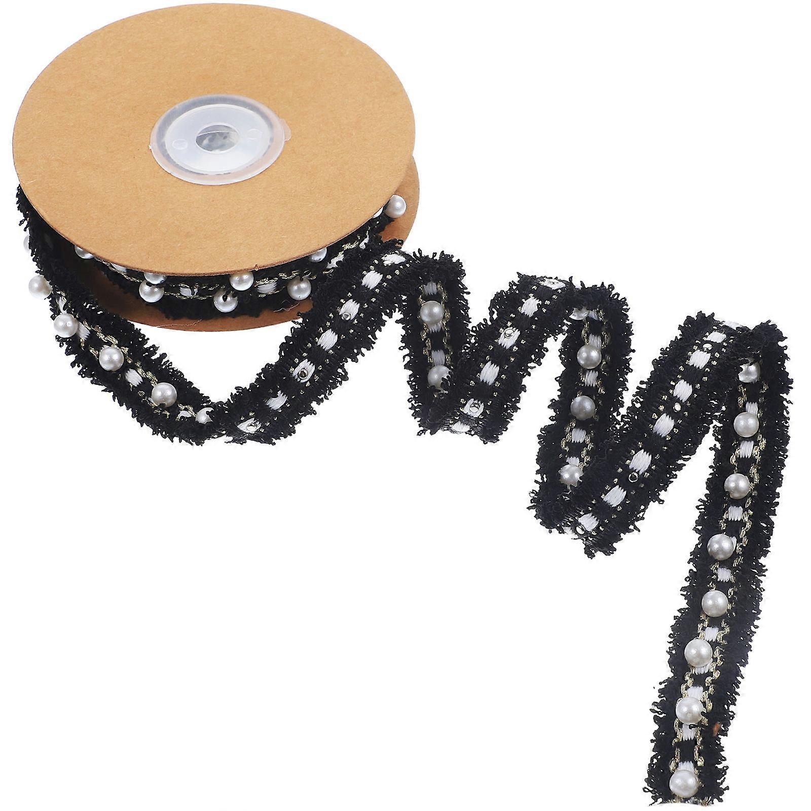 1 Roll Multi Function Wrapping Ribbon   Smooth Texture, Beaded Design, Easy to Cut for Bouquets, Weddings, Crafts & Gift Wrapping