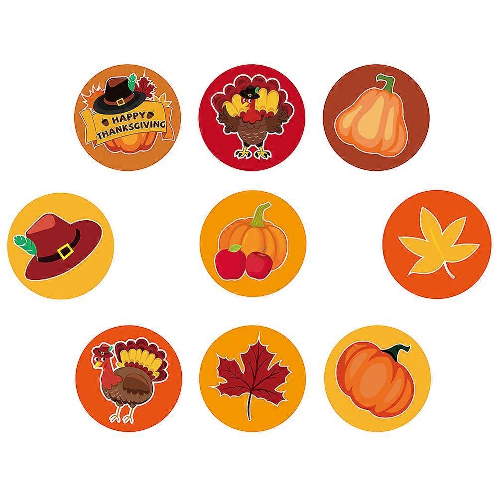 ملصقات عيد الشكر عطلة 2 مجموعات من 40 ورقة النحاس ورقة الديكور ذاتية اللصق للأشخاص الذين يحتفلون بعيد الشكر