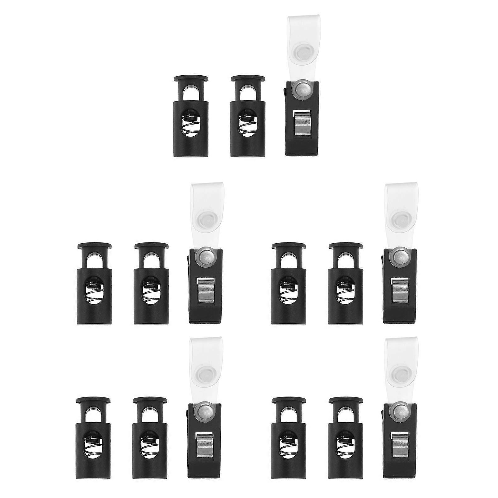 Garden Flag Stopper with Clip for Outdoor Use 5Sets Flagpole Fixator Kit