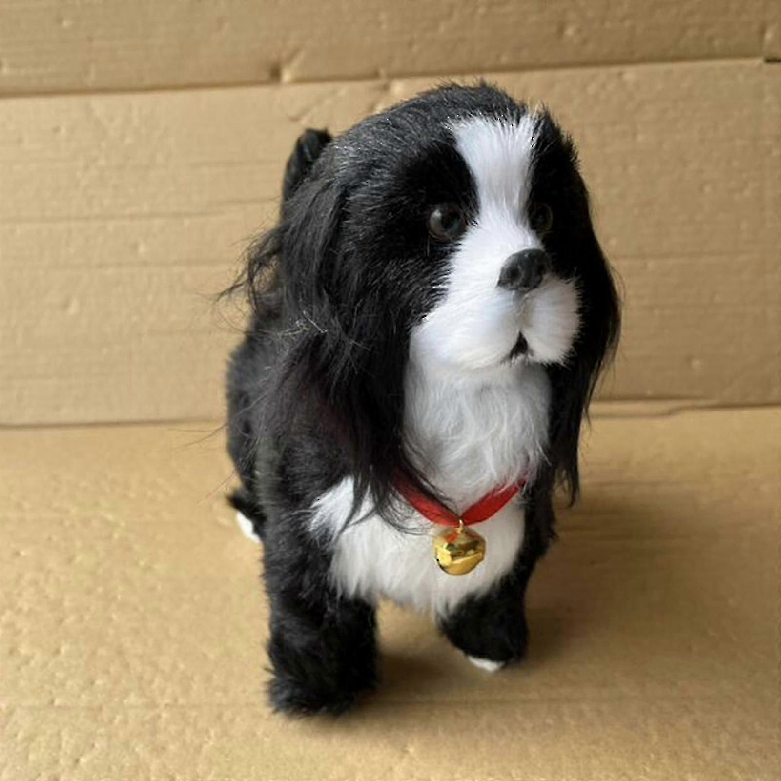 Robot Dog Toys Interactive Electronic Plush Puppy Sound Control Teddy Walk Bark With Music Touching Control Robotic Pet