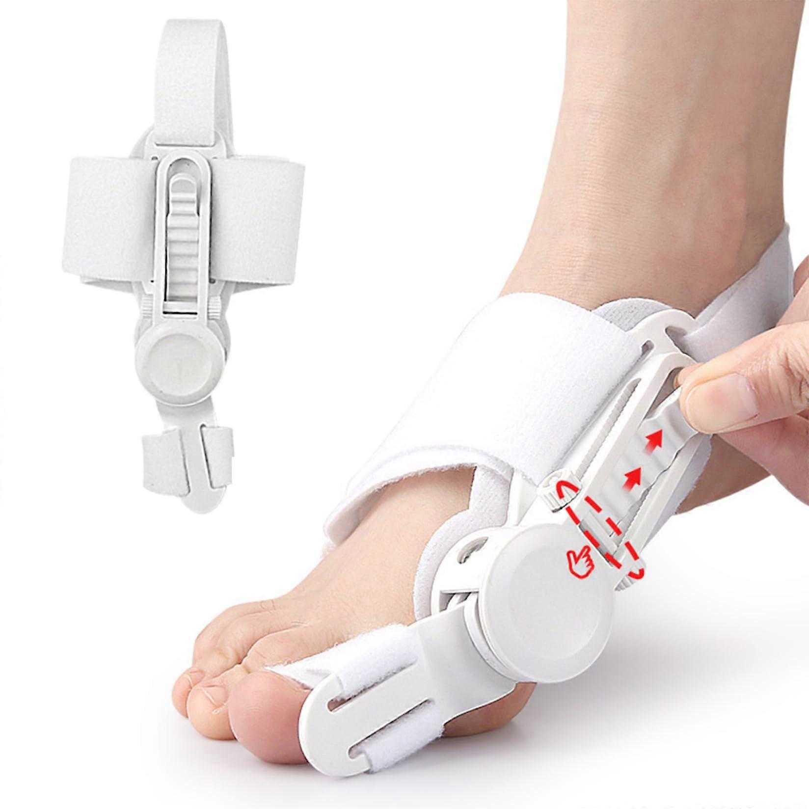 Adjustable Bunion Corrector Comfortable Big Toe Straightener with Silicone Pad  AntiSlip Strap