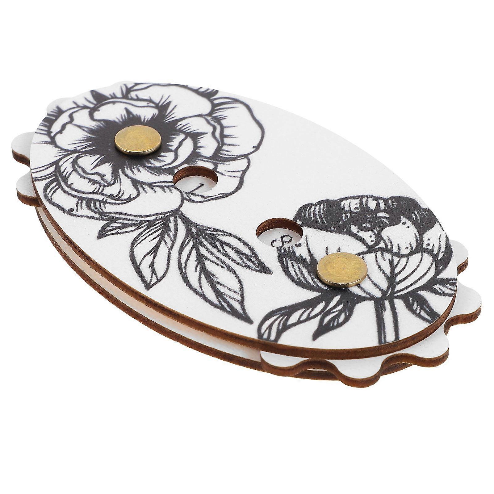 Row Counter Round Crochet Tools for Home Multi Color Material for Row Counting 1Pack