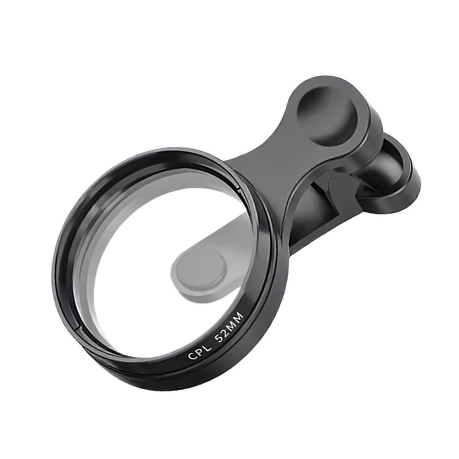 360 Adjustable CPL Polarizing Filter For Smartphones With Mount Design Rotatable 360 Degree Eliminates Glass Reflection