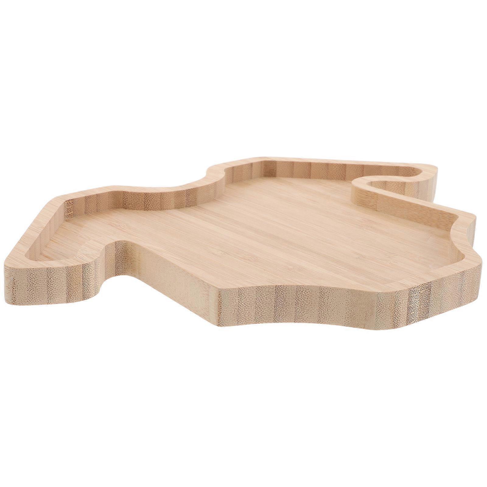 Wooden Baby Romper Shaped Tray for Baby Shower Creative Design Cheese Board and Fruit Salad Platter 12.5 x 9 inches
