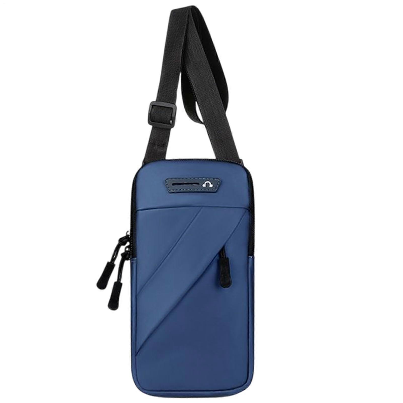 Arm Phone Holder for Running Waterresistant Breathable Arm Band blue