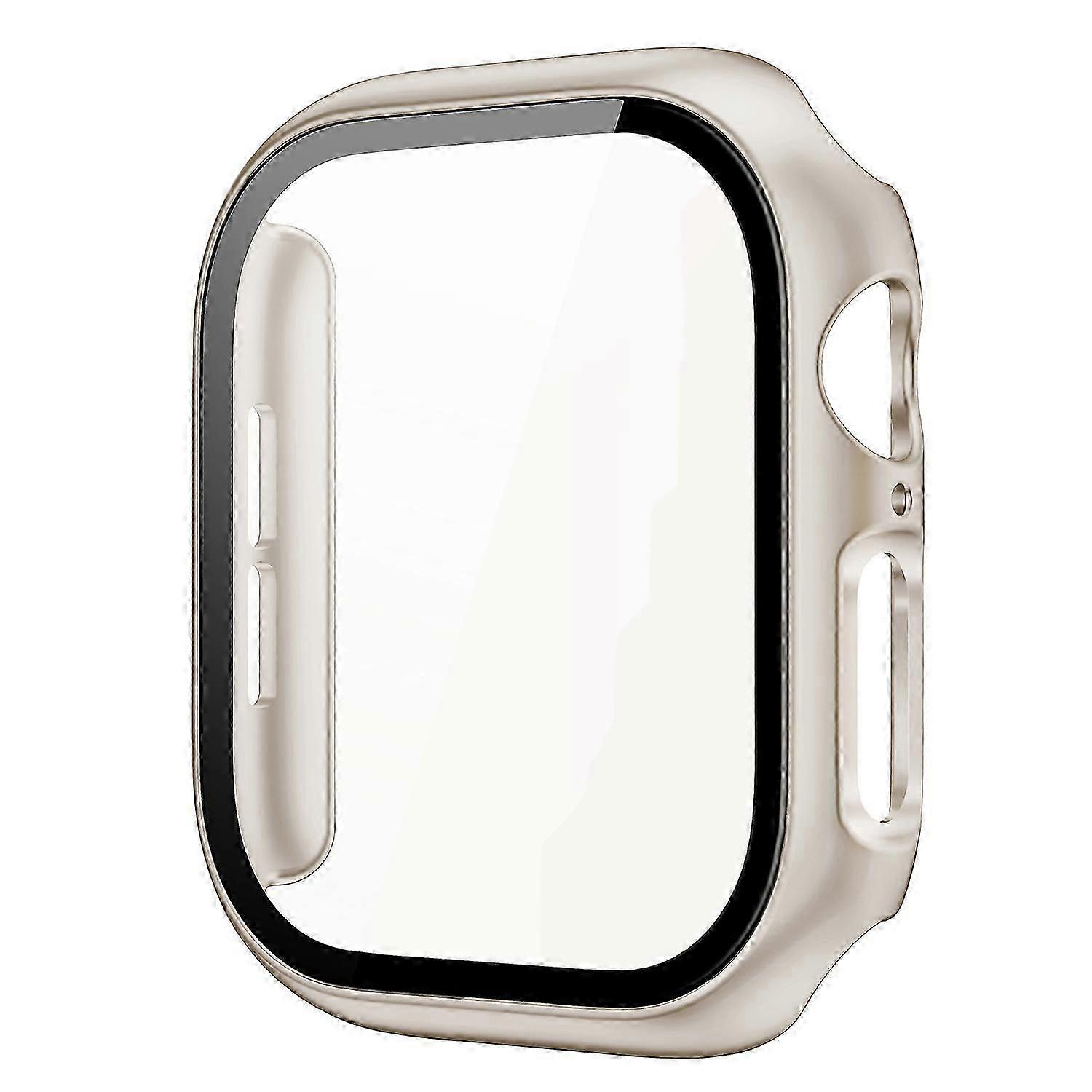 Protective Case with Tempered Glass for Apple Watch Series 10 46mm All-Around Hard PC Cover