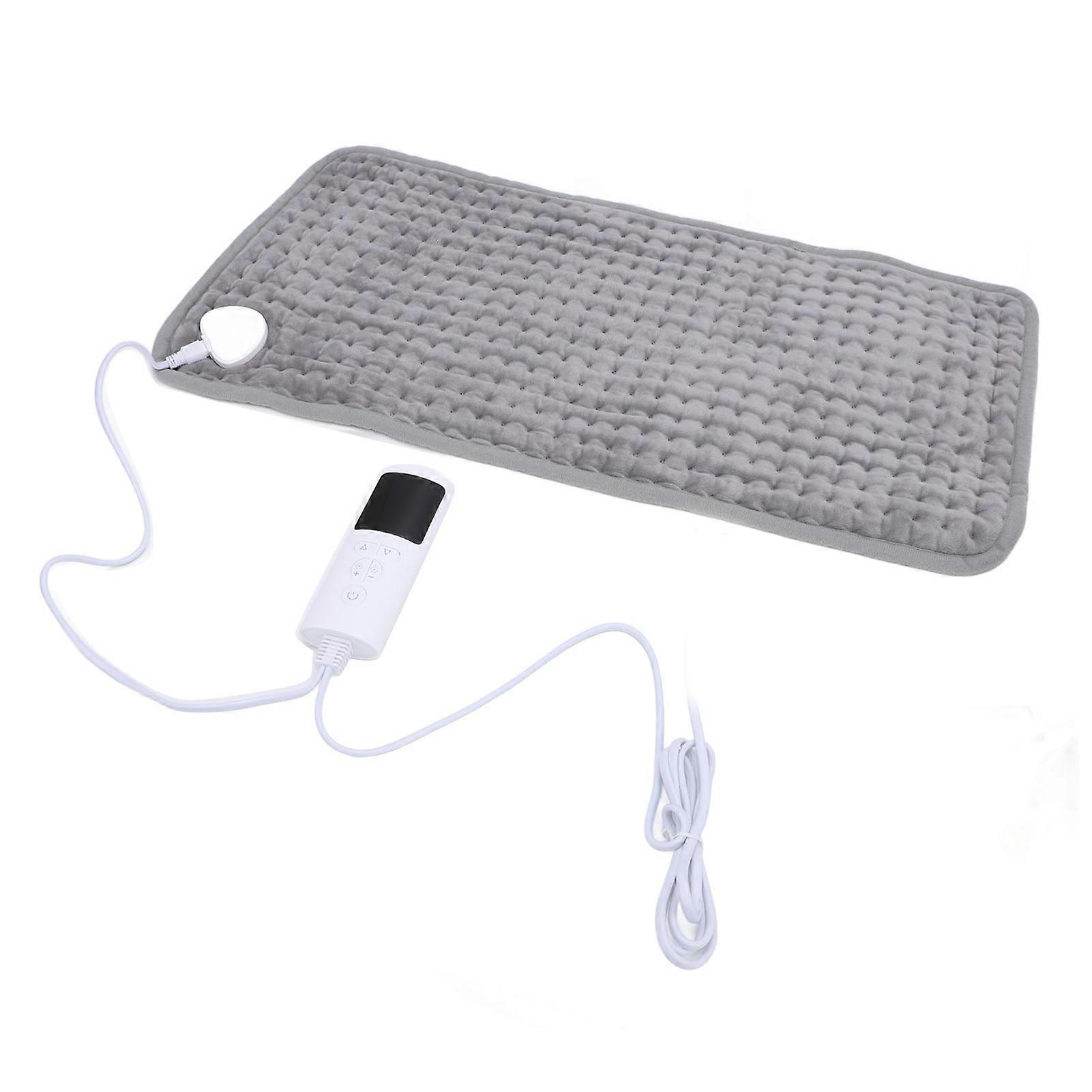 Electric Heating Pad 9 Levels Temp Control 4 Timers Velvet US Plug